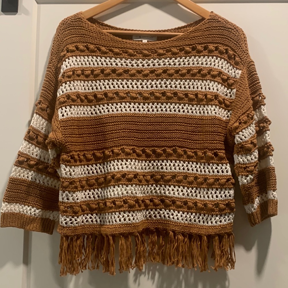 *Never Worn* Lou & Grey Crocheted Sweater